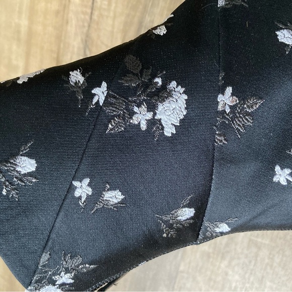[Zac Posen] NWOB Inez Brocade Floral Block Heel Boot 38.5 - Picture 14 of 16